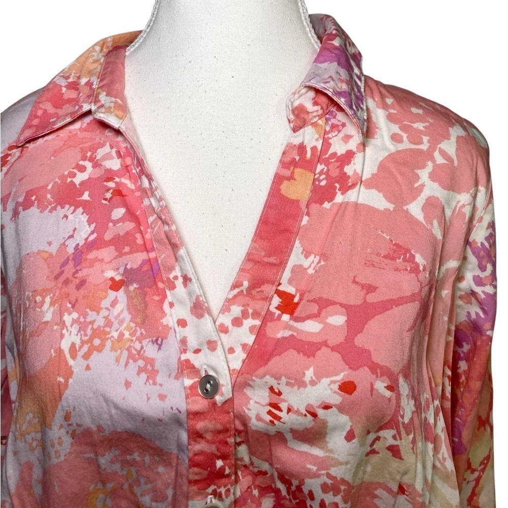 212 Paint Splatter Button Down Shirt - Picture 4 of 13